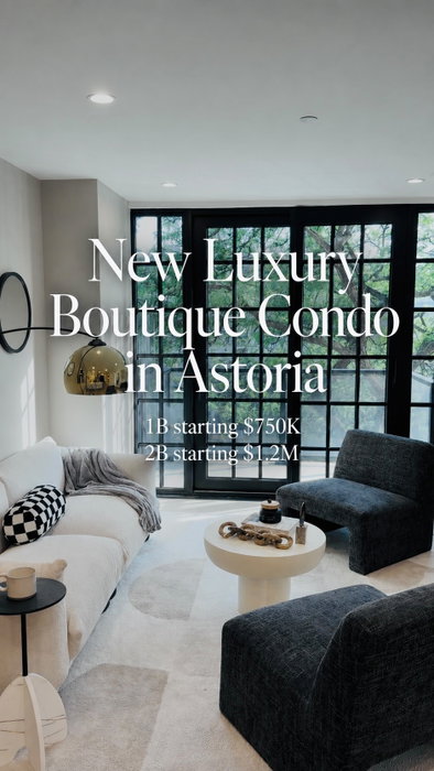 New luxury boutique condo in the heart of Astoria ✨

1–2 bedroom residences with modern finishes, bright open layouts, a
