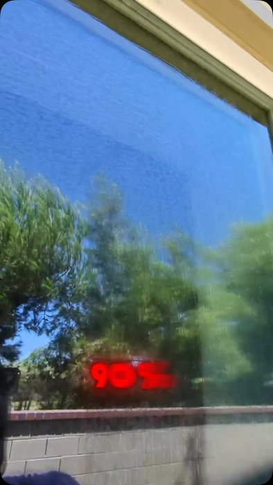 That rainbow haze isn’t dirt — and no cleaner on earth can remove it.

It’s a broken window seal. Every dual-pane window