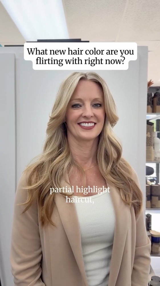 Cut, highlights, and more for a refreshed look on my lovely client of 12 years! 