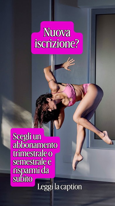 Smettila di cercare e scegli noi!💪🏻

👉per te uno sconto su abbonamenti trimestrali e semestrali 😱

Link in Bio🔗

Hai tempo fino al 4 Ottobre🔥