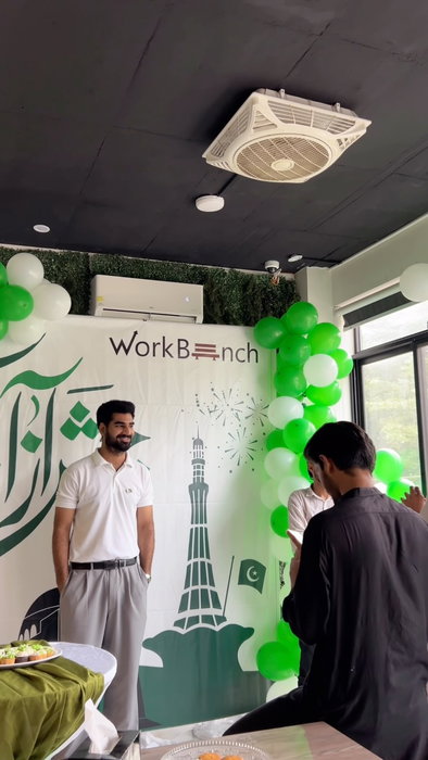 Highlights from our Independence day celebrations at Workbench 🇵🇰