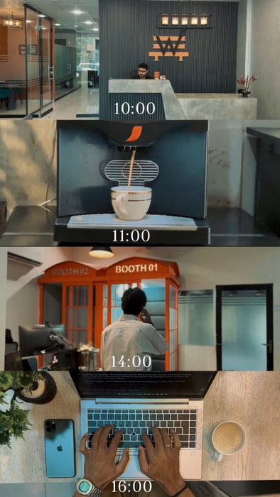 From your first coffee to your last task, everything you need in one workspace.