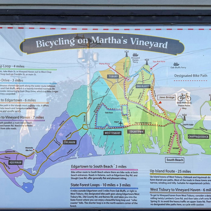 Bicycling is a great way to explore Martha’s Vineyard and enjoy the scenery of the island, it is bes...