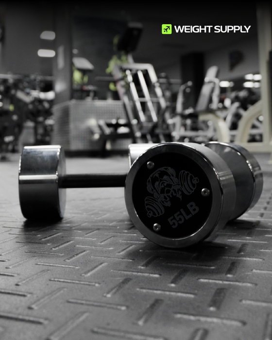 Our chrome dumbbells continue to be the most requested for new facilities and we honestly love the look of how these keep turning out with t