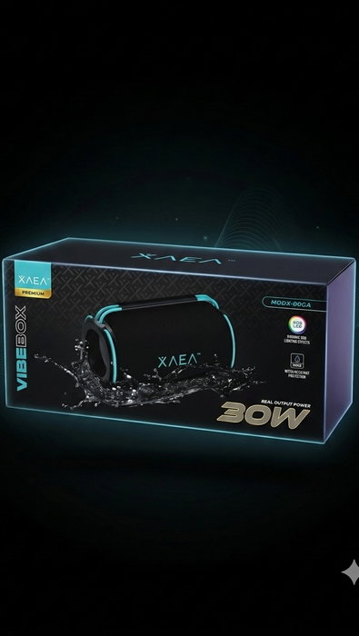 VIBE BOX 30W
El sonido que acompaña cada momento.
Diseñado para escucharse. Creado para destacarse.
Descubrí XAEA