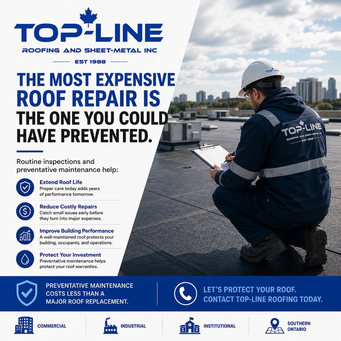 A proactive maintenance plan costs less than a major roof replacement. Ask about preventative maintenance programs! 📞🆘