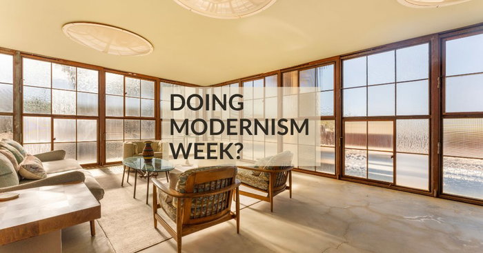 @modernism_week runs October 15 to 18, and Palm Springs will be full of butterfly roofs and flawless…