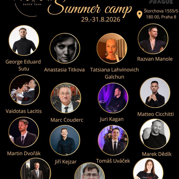 OUR FULL TEACHER LINEUP IS HERE! ✨

We’re very excited to present the amazing teachers who will be joining us at Summer Camp Prague 2026! 🔥