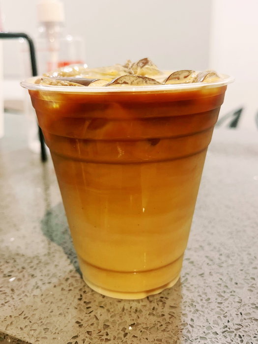 Blue House Cafe on Instagram: Every brown sugar iced latte starts with a shot like this. ☕️