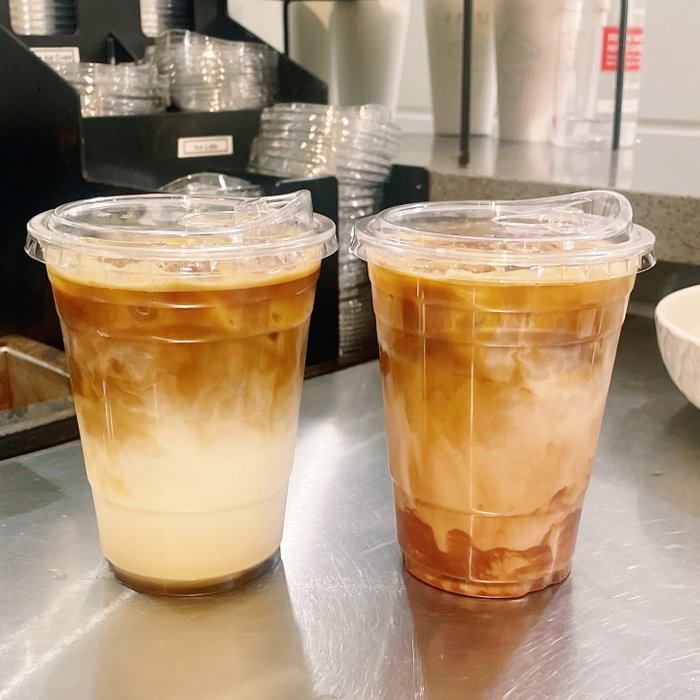 Blue House Cafe on Instagram: Toffee-sweet on one side, classic mocha on the other. However you're spending the long weekend, we've got both waiting f