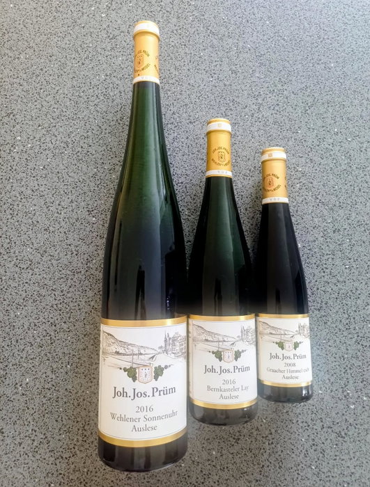 Joh. Jos. Prum. The Prum family have run this winery in Wehlen on the Mosel river since 1911. They focus on the sweeter 