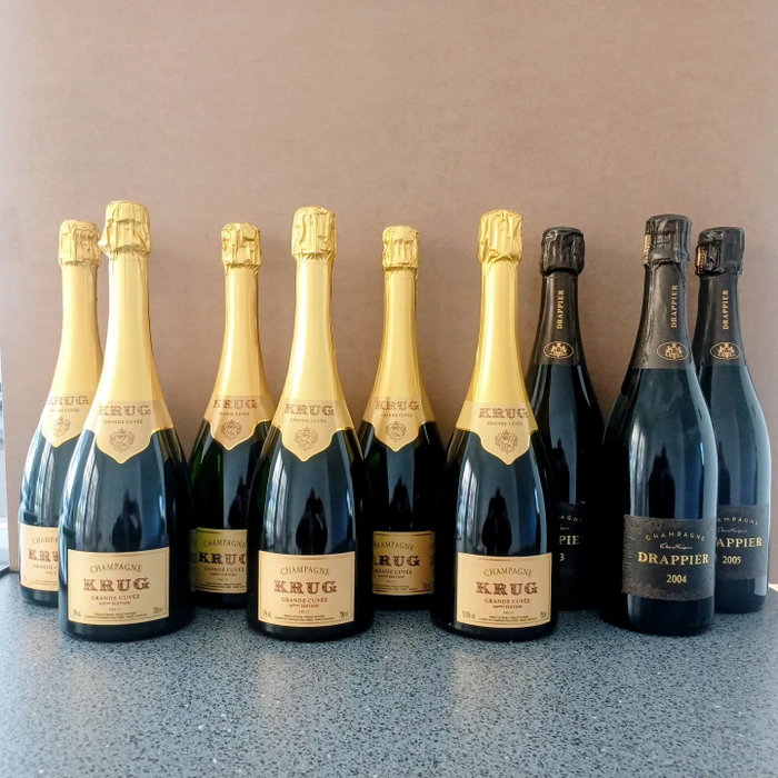 Friday night tasting. Krug Grand Cuvee Edition 168 Krug Hrand Cuvee Edition 167 Krug Grand Cuvee Edition 166 Krug Grand 