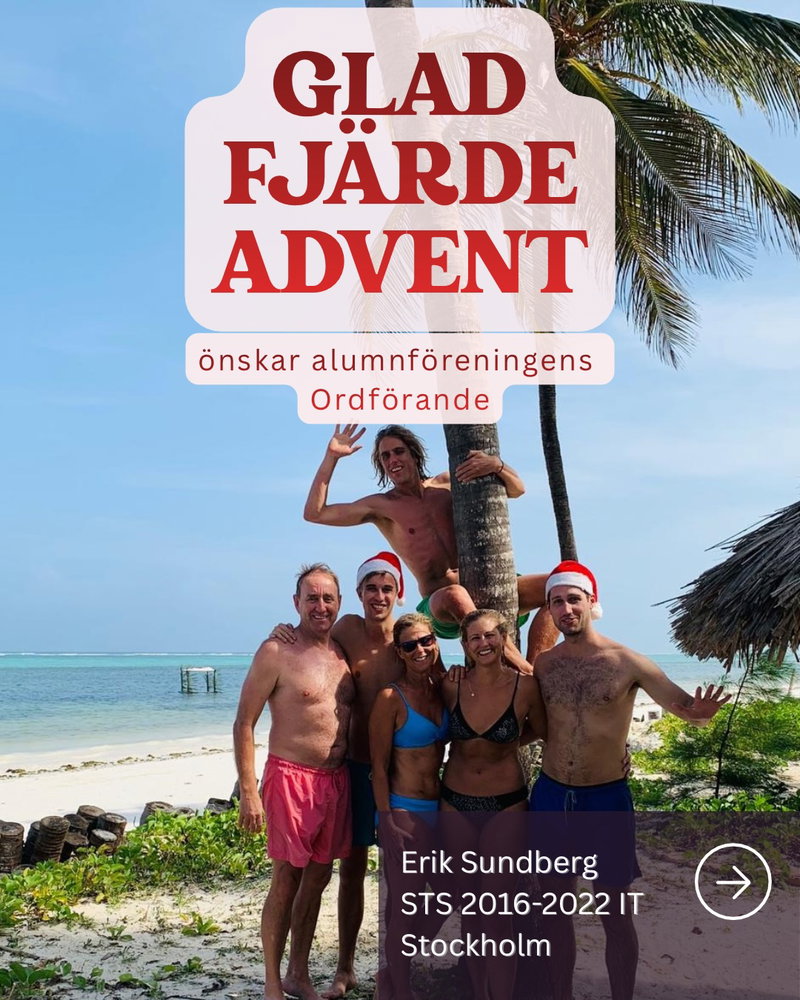 Glad Fjärde Advent 🕯️🕯️🕯️🕯️
✨Lär känna oss i styrelsen, sist ut - Erik