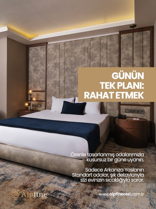 Konfor, doğru seçilmiş detaylarda saklıdır.

Özenle tasarlanmış odalarımızda, günün temposunu geride bırakın.

//

Comfo
