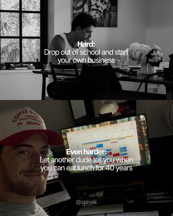 Every day you’re choosing which hard you deal...