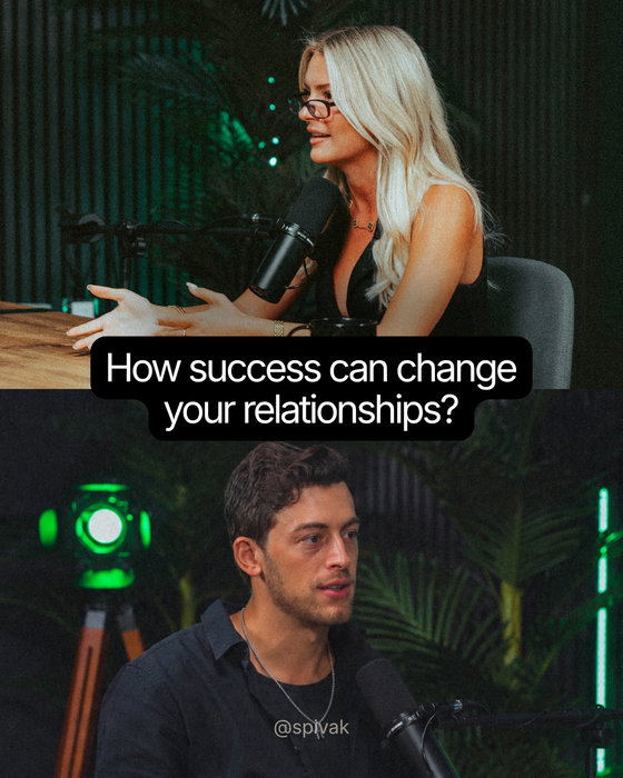 Have you ever realized that your success was...