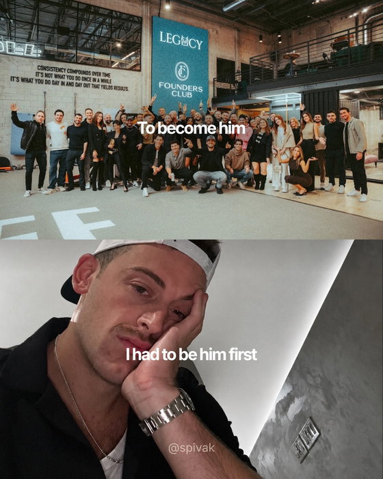 You don’t become this person overnight. Before the...