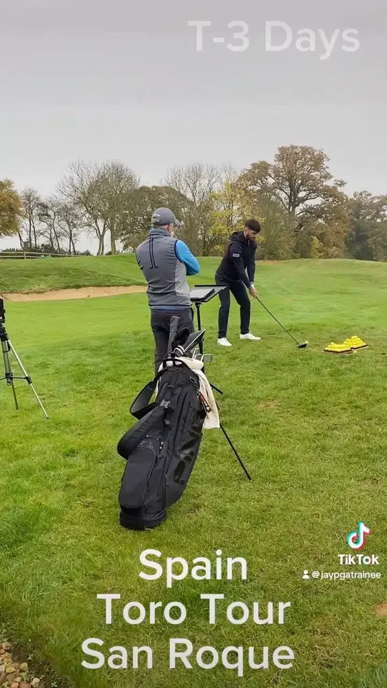 T-3 Days 

Golfers of all abilities should have regular contact with a coach. 

My coach @deandavisgolfshow and I worked on a couple of little things during this session, no big changes this close to a tournament. 

I’ve worked with Dean for over a year now and he’s brilliant. Can’t recommend him enough. 

Looking forward to getting out there now even if the weather looks pants during my stay. 

#golf #golftiktok #golfer #golflife #pgapro #golfcoach #assistantprofessional #tourgolfer #tourlife #progolfer #titleist #golfpride #practicemakesperfect #meaningfulpractice
