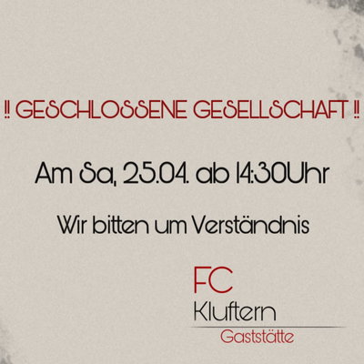 Beitrag von @fc_kluftern_gaststaette auf Instagram