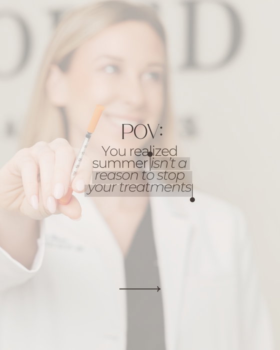 POV: You stopped letting summer be an excuse to put your aesthetic goals on hold. ☀️
From Tox and filler to Sculptra, V