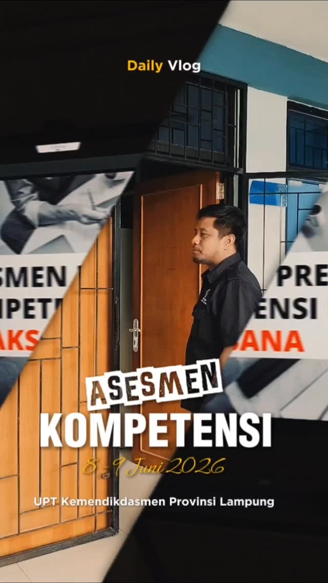 🎯 61 ASN. Satu tujuan: melayani lebih baik.

Asesmen Prediksi Kompetensi bukan sekadar ujian, ini adalah cermin kejujuran kita sebagai aparatur negara.

Ketika BPMP Lampung, BGTK Lampung, dan Balai Bahasa Lampung duduk bersama, yang diukur bukan sekadar angka kompetensi, tapi seberapa siap kita hadir untuk guru, siswa, dan masyarakat.

Karena pelayanan publik yang berkualitas
dimulai dari ASN yang mau terus tumbuh. 🌱

📍 BPMP Lampung | 8–9 Juni 2026

#BPMPLampung #kemendikdasmenramah #pendidikanbermutuuntuksemua
