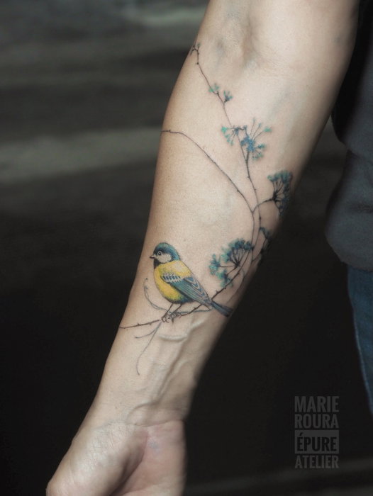 Petit flash Mésange pour Hélène