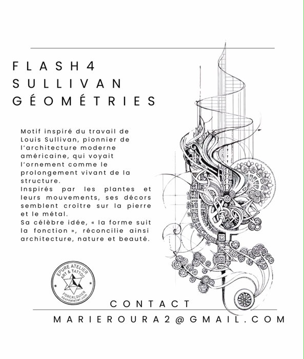 FLASH 4 ////// RÉSERVÉ ✨
SULLIVAN GÉOMÉTRIES

Pour réserver ce flash, envoyez-moi un mail à marierou