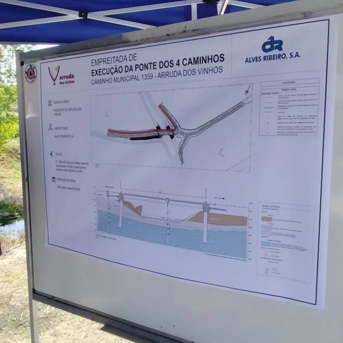 🟦 A PONTE DOS 4 CAMINHOS VAI FINALMENTE AVANÇAR
Foi lançada a Empreitada de Execução da …