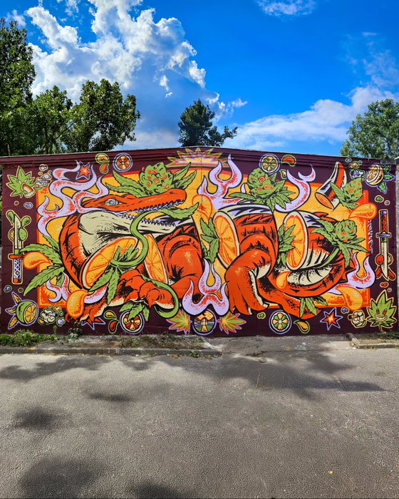 'OJ ZAINBOW Croco Vol.2" πΏππ₯π
Freaking happy to present this second and this time mural version of the previous OJZ