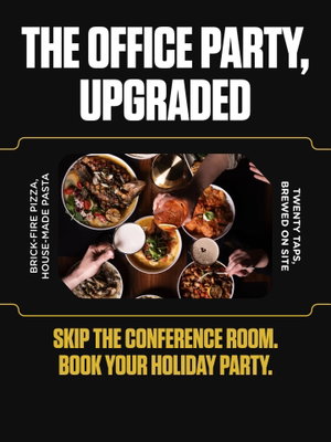 Holiday party bookings are open at Kills Boro. We have three private spaces for groups from 15 to 150, with food from Knead and twenty taps.
