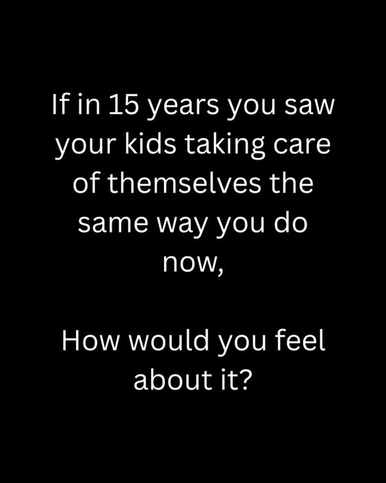 What would you tell your kids if they were where you are now?

What would you say if they averaged 5…