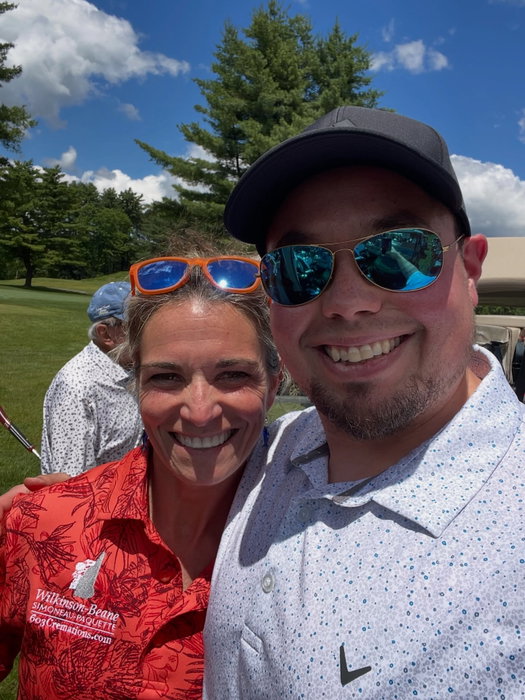 Spending the afternoon loosing golf balls for a good cause! 🏌️
#603united