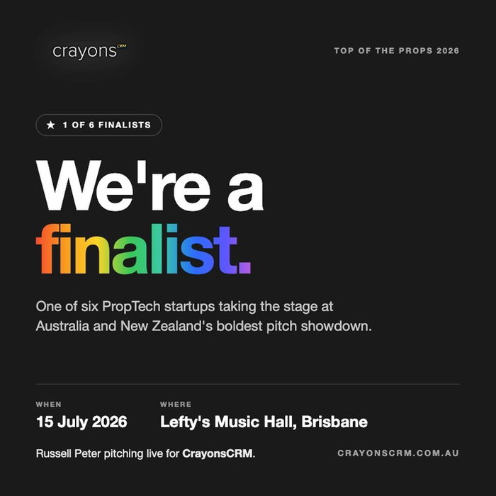 🎉 We're through to the finals. CrayonsCRM has been named one of six finalists for Top of the Props 2026 — REACH's bolde