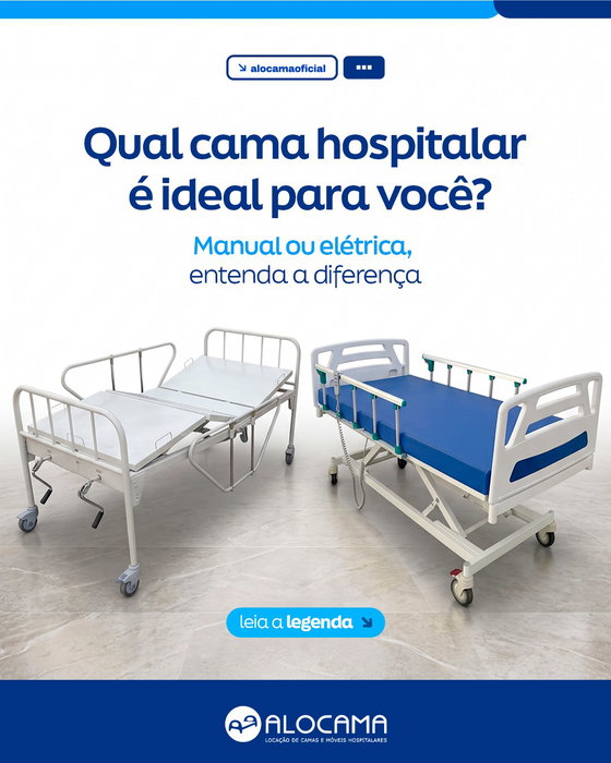 A escolha entre cama hospitalar manual e elétrica depende da rotina de quem vai usar e de quem vai cuidar.
A cama manua