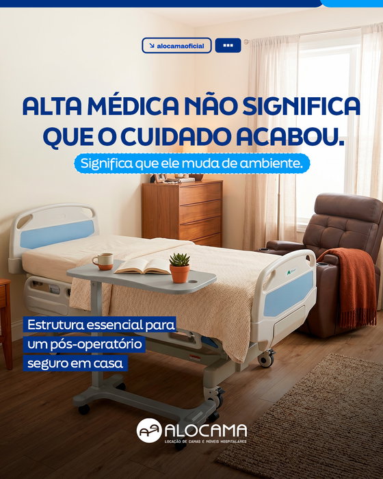Depois de uma cirurgia, o ambiente em casa precisa estar preparado para receber o paciente com segurança e conforto.

Ca
