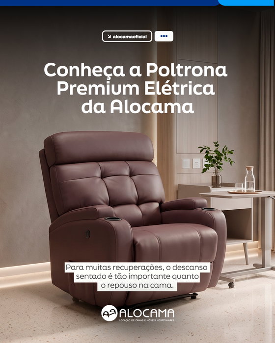Nem toda recuperação acontece deitada.

Muitos pacientes precisam passar boa parte do dia sentados, com conforto e segur