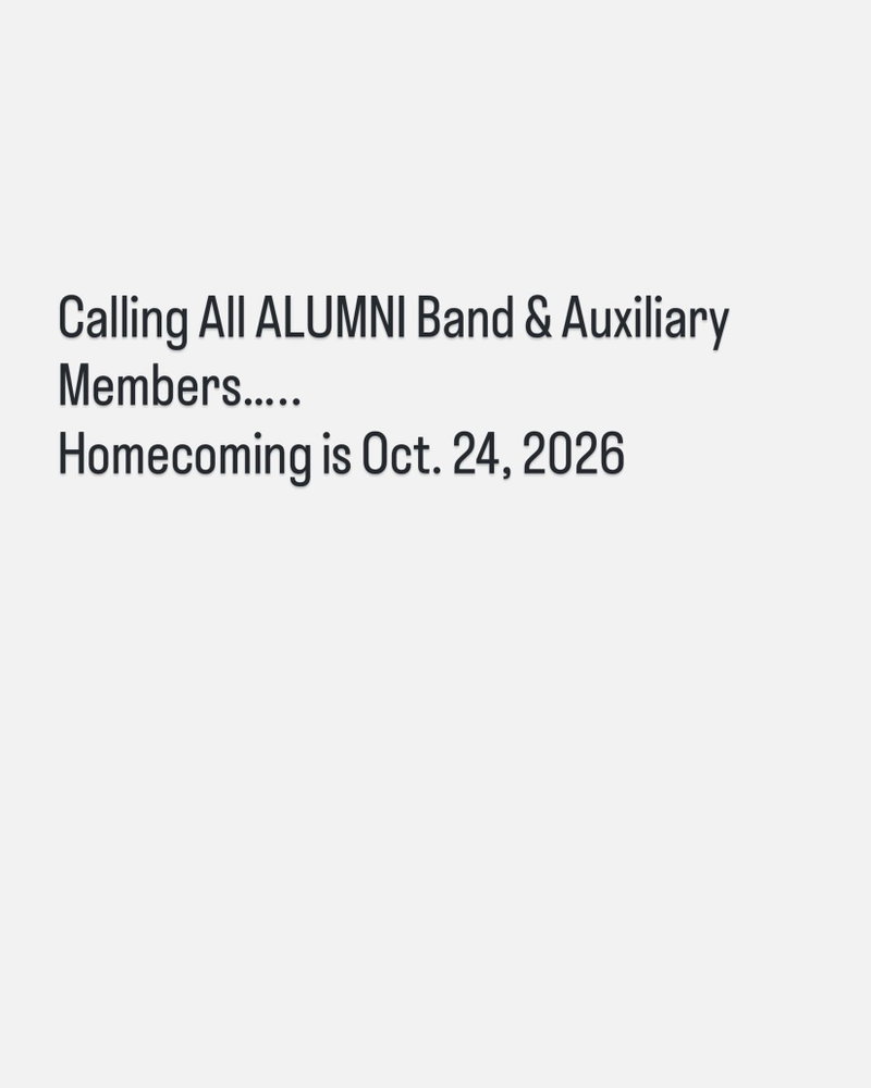 THEE Alumni are back on to perform for Homecoming at Tad!!!