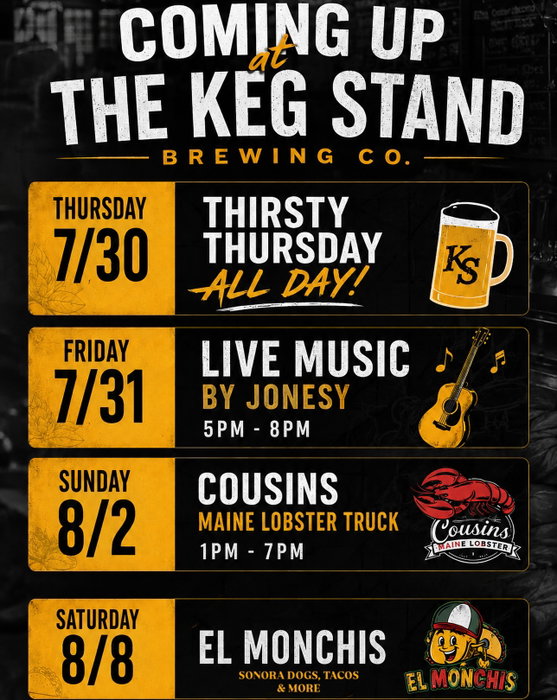 A few things we got coming up in the next week or so! 🍻