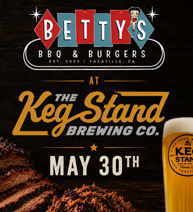 @bettys_bbq is coming out - Saturday May 30th! 🔥 🍔 🍺