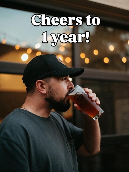 One year ago today we officially open up as The Keg Stand Brewing Co!
It does not seem like it was a year ago already. It seems like it was just a few months ago.
Today I’m filled with all types of emotions, motivation, and thankfulness.
I won’t bore you with some long caption but I do want to want each and every one of you who have supported me on this crazy adventure to know , I am forever grateful for you!
Though at times, this has been the most stressful points in my life, it has also, hands down, been the most exciting, rewarding, and funnest times in my life!
All I want to do is to continue providing a place where we can all come together and enjoy the simple things in life!
I consider that success .

Cheers! 🍻
-Jake
