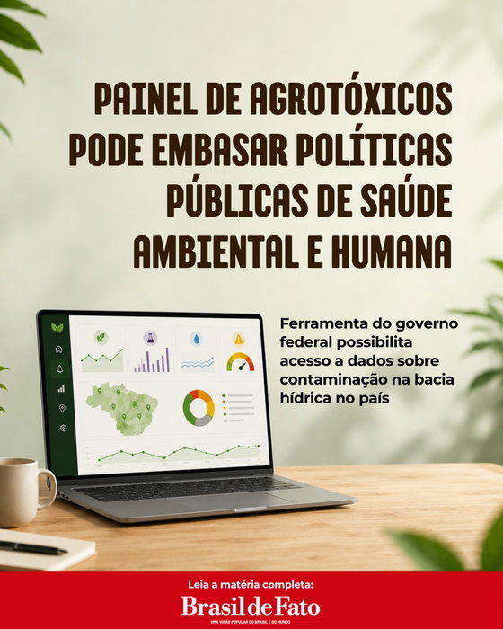 Em maio, o Ministério do Meio Ambiente e Mudança do Clima (MMA) lançou uma ferramenta inédita: o Painel de Monitoramento de Agrotóxicos nos Recursos Hídricos. A plataforma reúne 213 amostras de diferentes localidades e integra as ações do Programa Nacional de Redução de Agrotóxicos (Pronara).
Avalio a iniciativa de forma muito positiva, sobretudo pela transparência dos dados. Qualquer pessoa pode acessar o mapa, que é relativamente interativo, e procurar um município.
Há pontos a aprimorar na metodologia, mas a ferramenta é relevante para o desenvolvimento de políticas públicas: ela nos permite mapear áreas em que a vida aquática está mais ameaçada e cronicamente exposta. E vale lembrar que os efeitos não se limitam à vida aquática, alcançam também a saúde humana.
Faço questão de destacar: essa conquista é fruto da pressão de um movimento social organizado. A Campanha Contra os Agrotóxicos e Pela Vida completa 15 anos, e o resultado é dessa grande mobilização da sociedade civil.

Conversei sobre tudo isso no programa Conversa Bem Viver, da Rádio Brasil de Fato. Ouça a entrevista completa (link na bio / nos comentários).