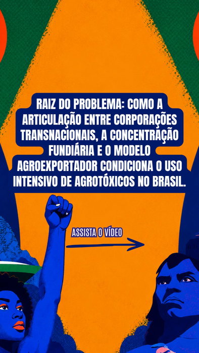 Raiz do Problema: Como a articulação entre corporações transnacionais, a concentração fundiária e o modelo agroexportador condiciona o uso intensivo de agrotóxicos no Brasil.

Um pouco da minha fala no 78ª Reunião Anual da SBPC, o maior evento científico da América Latina!