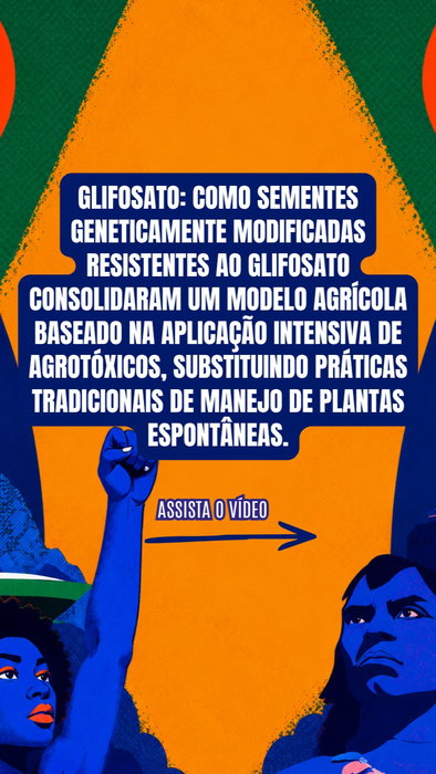 Glifosato: Como sementes geneticamente modificadas resistentes ao glifosato consolidaram um modelo agrícola baseado na aplicação intensiva de agrotóxicos, substituindo práticas tradicionais de manejo de plantas espontâneas.

Um pouco da minha fala no 78ª Reunião Anual da SBPC, o maior evento científico da América Latina!