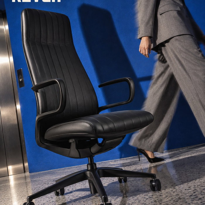 Dressed for the top floor.