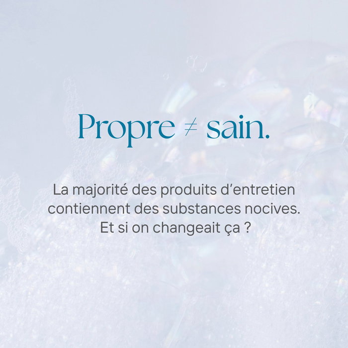 🧼 Toutes les bulles ne se valent pas.

Certaines bulles sont jolies.
D'autres sont chargées de COV, de parfums synthétiques et de substances toxiques qui se déposent sur vos surfaces… et dans l’air que vous respirez.

Chez KLYNN, on a choisi une autre voie.
🌱 Des probiotiques naturels
❌ Sans toxiques, sans colorants, sans danger
💧 Une efficacité douce, pour un vrai propre – sain, durable, vivant

✨ Et si on réapprenait à faire le ménage ?