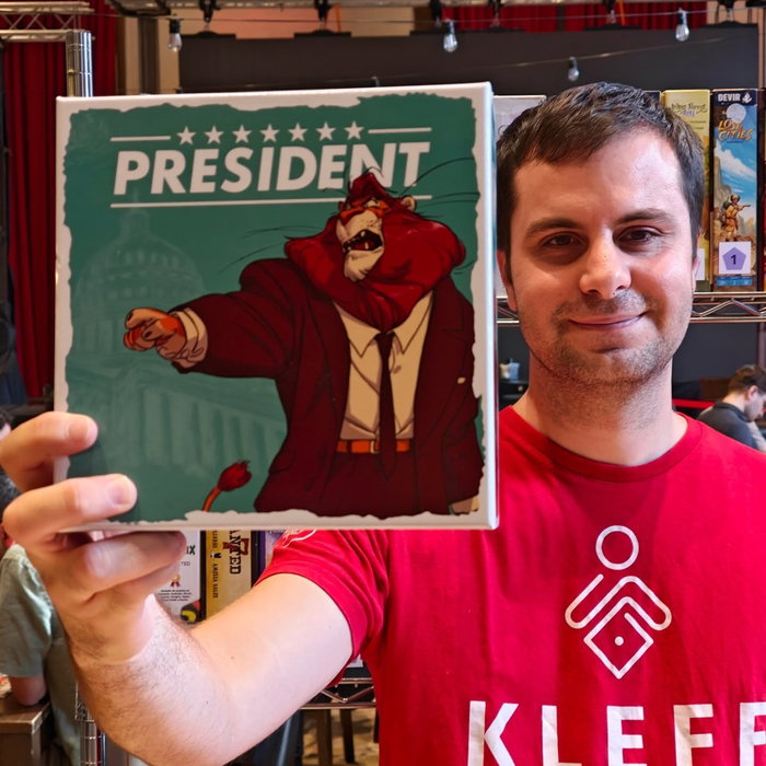 Ya tenemos todo listo para la súper sesión de demostración y torneo de PRESIDENT, la última novedad de @nicocardonadenis