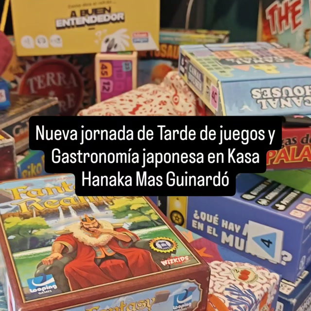Ayer celebramos una nueva edición de Tarde de juegos y Gastronomía japonesa en @kasa_hanaka 🥰

A lo largo de la tarde v