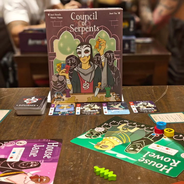 🐍 Council of Serpents de @wulfhorngames: Últimos días de campaña en @gamefound.crowdfunding
Tres nobles Casas luchan p