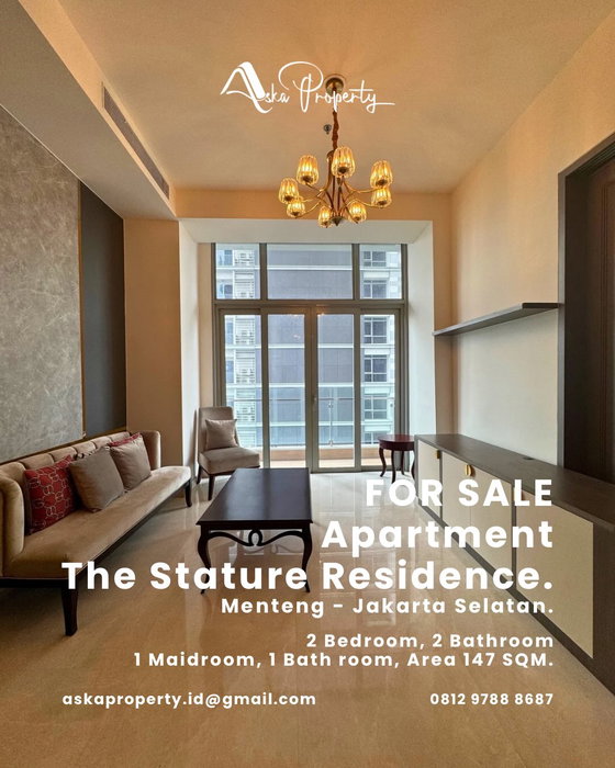 Unit Sangat Terbatas Apartemen The Stature Residence Jakarta 🏙️✨

Miliki unit hunian prestisius di lokasi paling strategis, Jl. Kebon Sirih, Menteng. Dengan harga IDR 5.5 Milyar. Apartemen The Stature merupakan simbol kesuksesan yang memadukan arsitektur ikonik dengan gaya hidup mewah berstandar internasional.

📞 Minat atau Ingin Visit Unit? Hubungi kami via DM atau klik link di bio untuk informasi lebih lanjut!

#askaproperty #TheStatureResidences #ApartemenJakarta #JakartaLuxuryLiving #SewaApartemenJakarta InteriorDesignJakarta TheStatureJakarta HunianMewah JakartaRealEstate