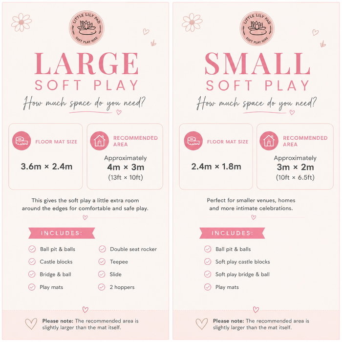 Ever wondered just HOW BIG our soft play setups actually are? We know it…